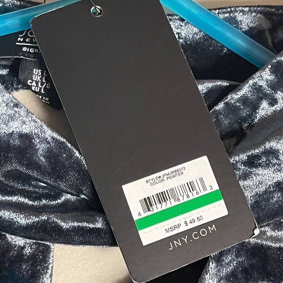 Jones New York Velvet Sleeveless Halter Top Size Large NWT - Picture 9 of 11